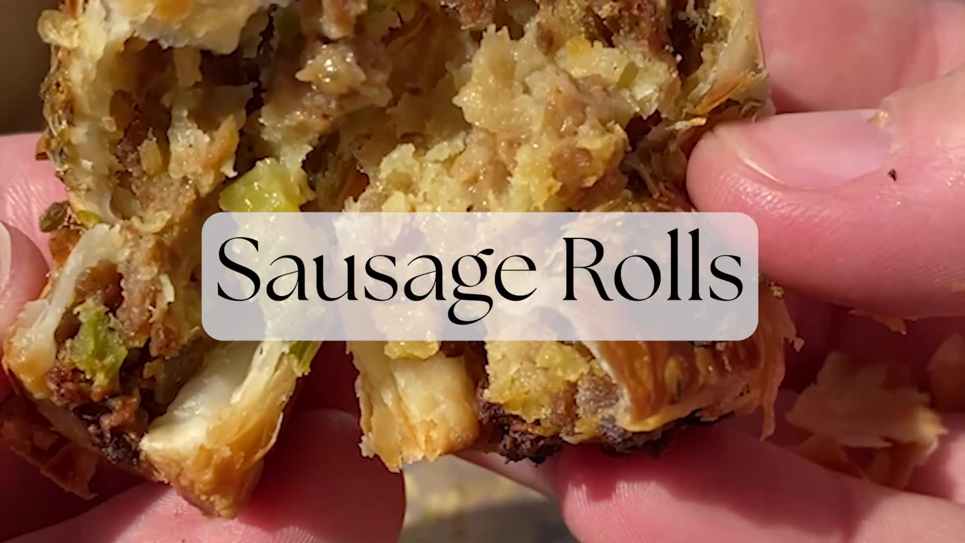 'Video thumbnail for Sausage Rolls Recipe'