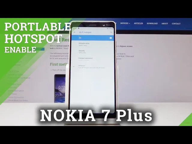 Video thumbnail for How to Enable Portable Hotspot in NOKIA 7 Plus - Network Sharing