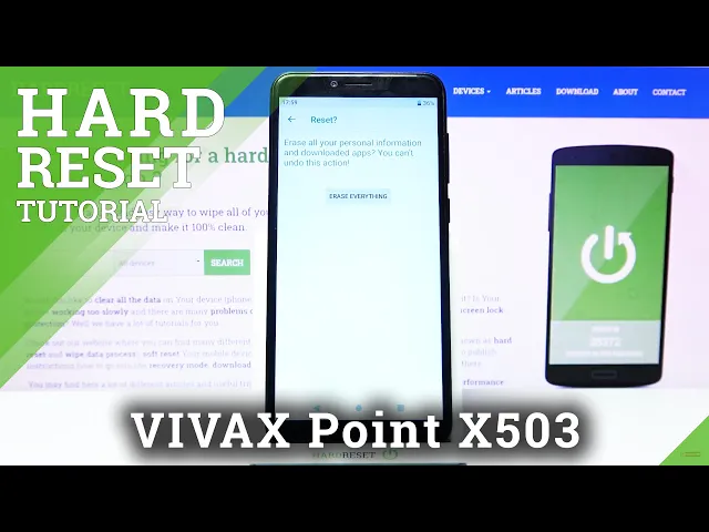Video thumbnail for How to Reset All Settings in VIVAX Point X503 – Restore Factory Settings