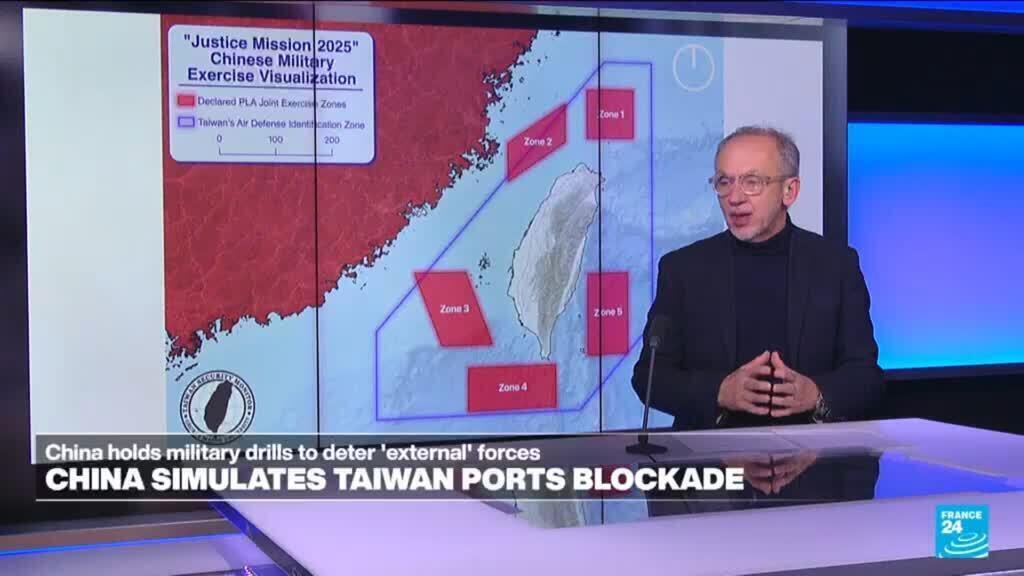 Video thumbnail for Arms deal with Taiwan is a bargaining chip for Trump in negotiations with China