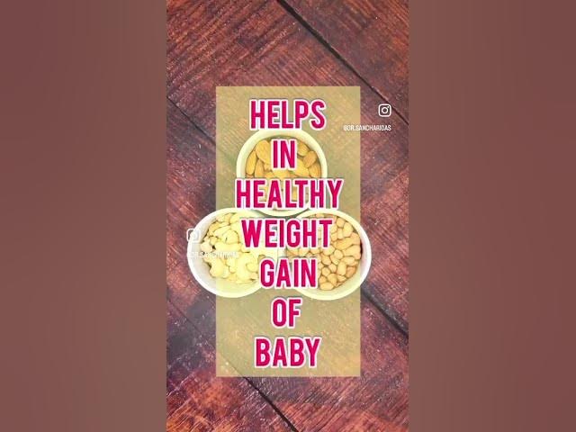 Video thumbnail for Safe 5 type of nuts for babies (6 montes+ ) #shorts