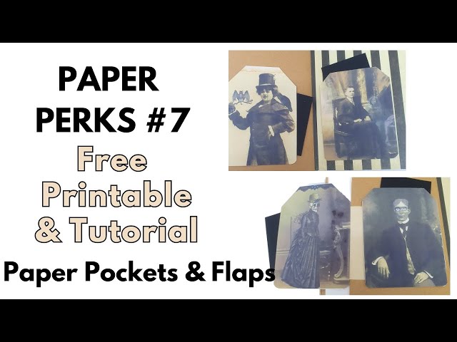 Video thumbnail for Paper Perks #7 - Halloween Paper Pockets and Flaps