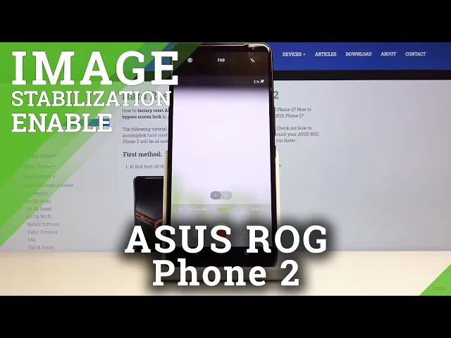 Video thumbnail for How to Activate Image Stabilization in Asus Rog Phone 2 – Find Electric Image Stabilization
