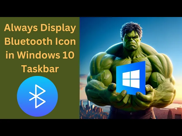 'Video thumbnail for How to Always Display Bluetooth Icon in Windows 10 Taskbar | GearUpWindows Tutorial'