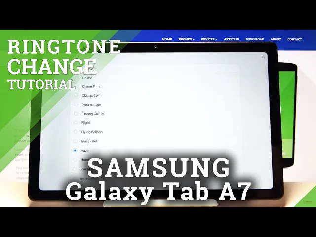 Video thumbnail for How to Change Ringtones on SAMSUNG Galaxy TAB A7 2020 – Ringtone List