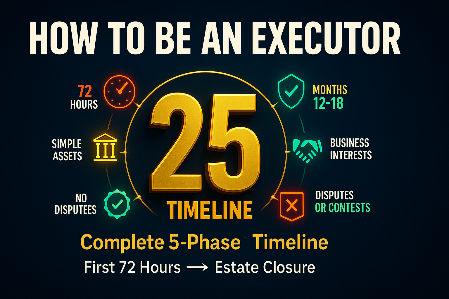 Video thumbnail for How to Be an Executor - Complete 5-Phase Timeline
