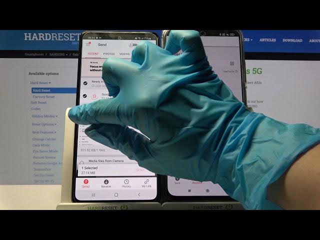 Video thumbnail for Transfer Files from SAMSUNG GALAXY A52S 5G to Xiaomi Device Send Anywhere