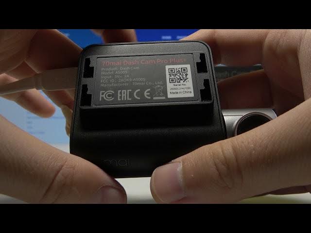 Video thumbnail for How to Check Serial Number on 70mai Dash Cam Pro Plus+ - Discover Product Number on 70mai A500S Cam