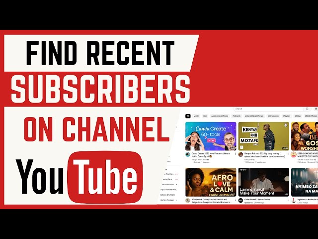 Video thumbnail for How To Find Recent Subscribers On YouTube Channel