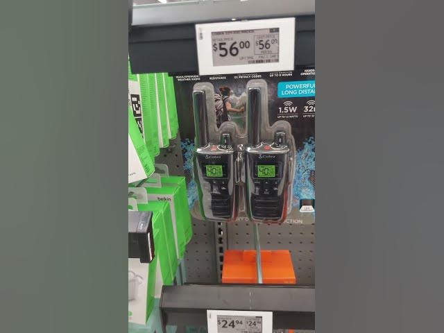 Video thumbnail for FRS/GMRS 2 Way Radios at my local Walmart.  #frs #gmrs #hamradio #walmart