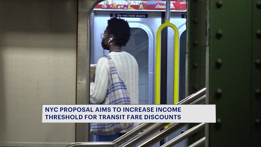 Video thumbnail for NYC proposal aims to increase income threshold for transit fare discounts