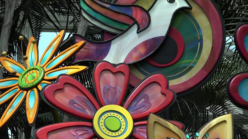 Video thumbnail for 'Flower Power' exhibit celebrating the 1960s coming to New York Botanical Garden