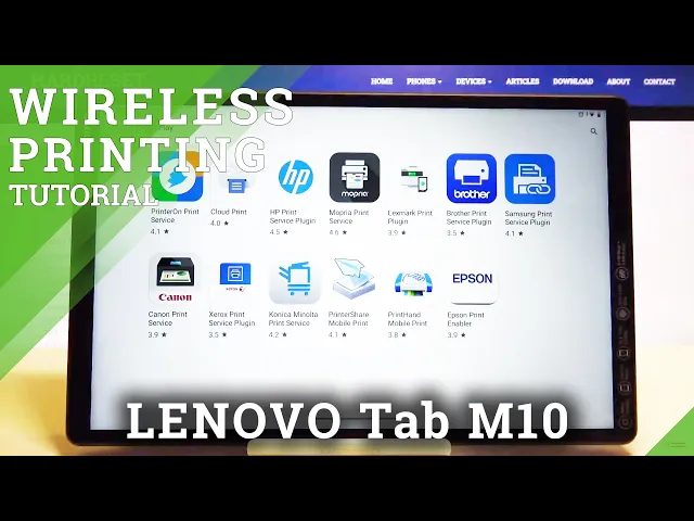 Video thumbnail for How to Connect Printer with LENOVO Tab M10 – Printer Connection