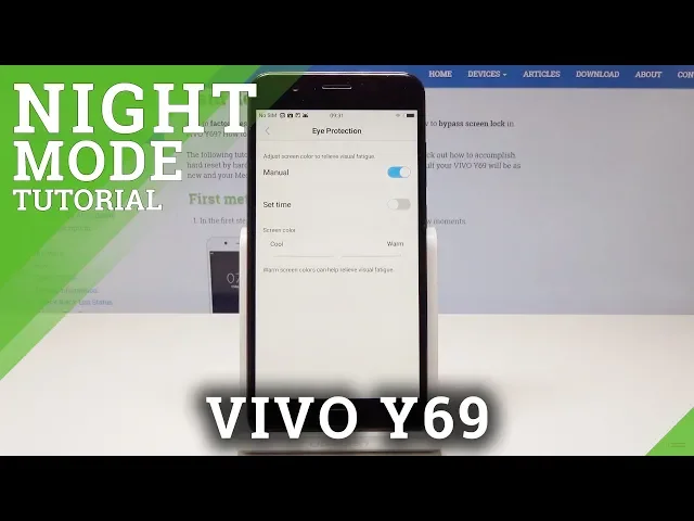 Video thumbnail for How to Enable Eye Protection on VIVO Y69 - Blue Light Filter