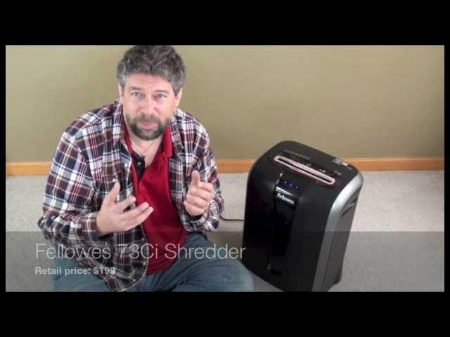 Video thumbnail for Fellowes 73Ci Paper Shredder Review