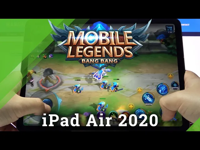 Video thumbnail for Test Mobile Legends on iPad Air 2020 – Gaming Quality Checkup