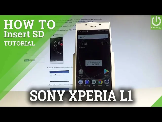 Video thumbnail for How to Insert SIM and SD into SONY Xperia L1 - Set Up Nano SIM & SD