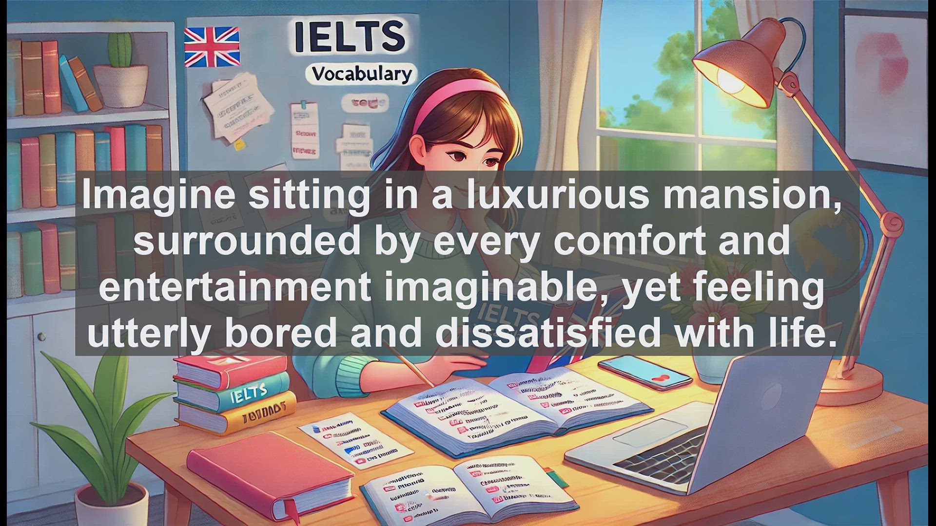'Video thumbnail for 5000 Must Know IELTS 8.0 Vocabulary - Ennui: The Sophisticated Cousin of Boredom'