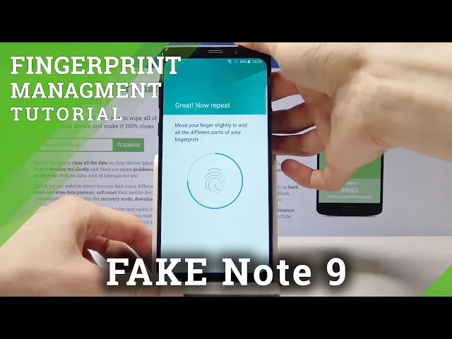 Video thumbnail for How to Add Fingerprint on Clone of Samsung Note 9 - Set Up Fingerprint Lock