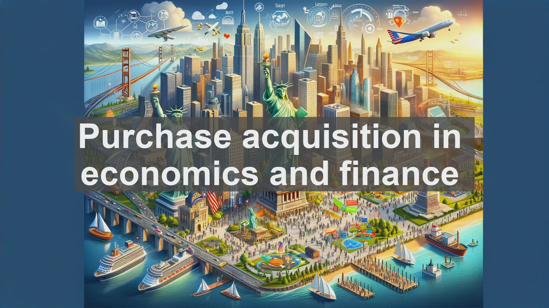 'Video thumbnail for Purchase acquisition in economics and finance'