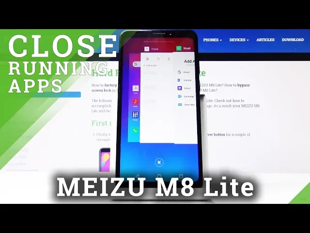 Video thumbnail for How to Close Background Apps in MEIZU M8 Lite - Turn Off Running Apps