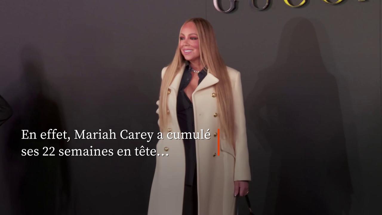 Video thumbnail for Cette artiste égale le record historique de Mariah Carey.