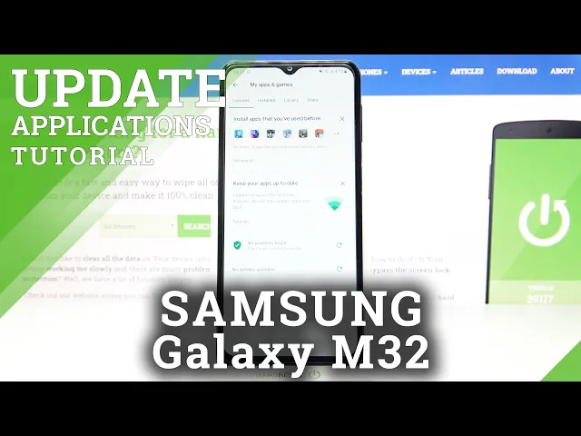 Video thumbnail for How to Update Apps on SAMSUNG Galaxy M32 – Install Latest App Version