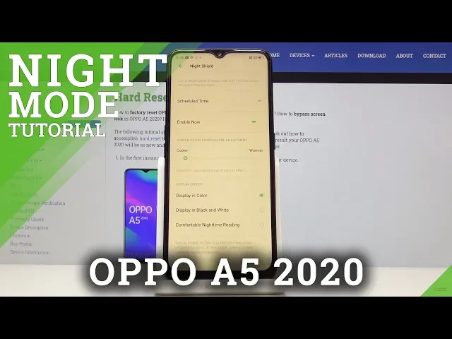 Video thumbnail for How to Activate Night Shield in OPPO A5 2020 - Switch On Night Mode