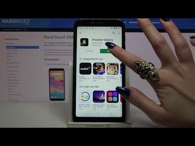 Video thumbnail for Download Live Wallpaper to UMIDIGI A3S – Apply Shadow Galaxy Wallpaper