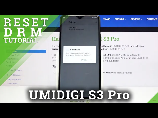 Video thumbnail for How to Reset DRM in UMIDIGI S3 Pro – Erase Digital Rights Management