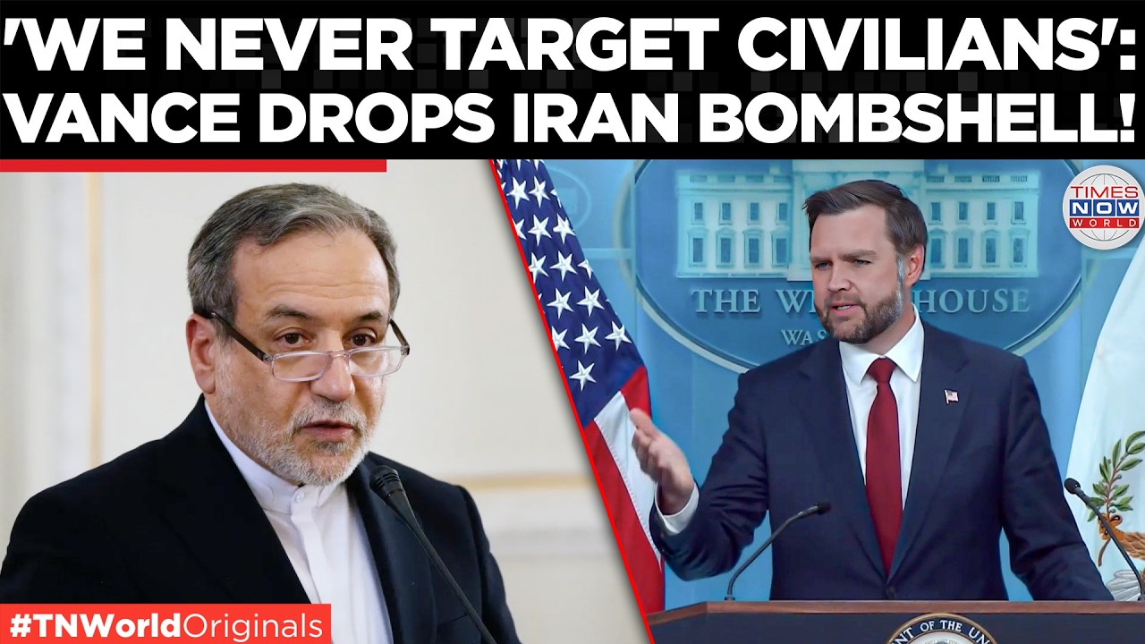 Video thumbnail for JD Vance Rejects Iran Wedding Strike Claim, 'We Never Target Civilians' | U.S. Probes Deadly Attack!