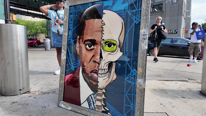 Video thumbnail for Fans travel from across the country for Jay-Z's second night at Yankee Stadium