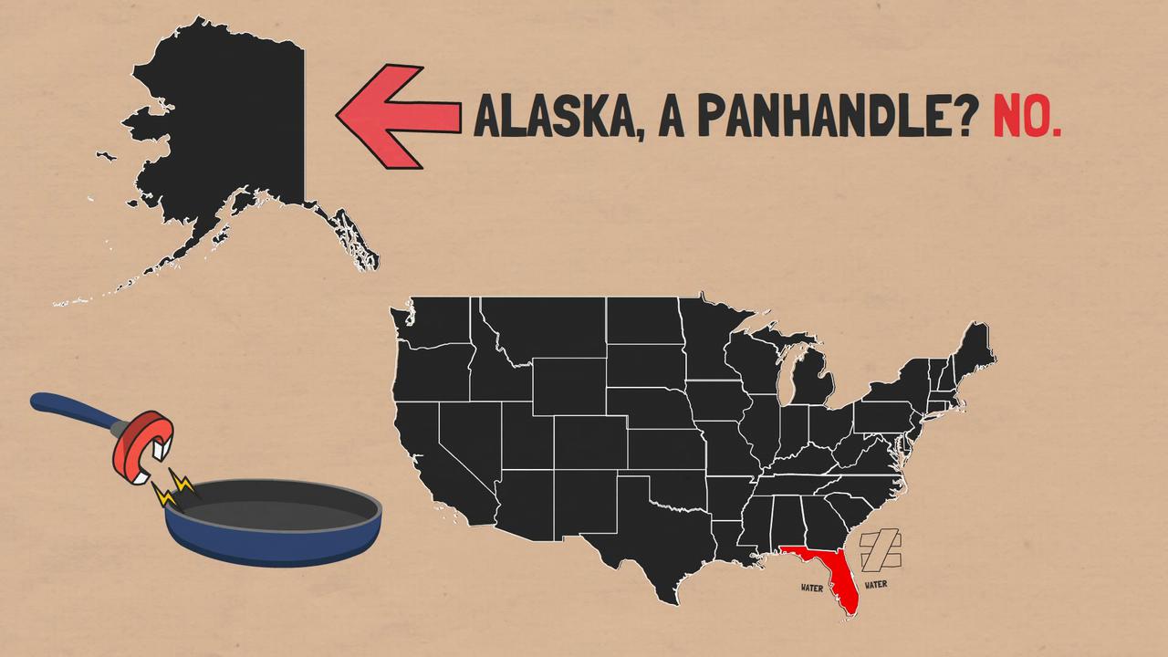 Video thumbnail for What is a panhandle & which US States have them?
