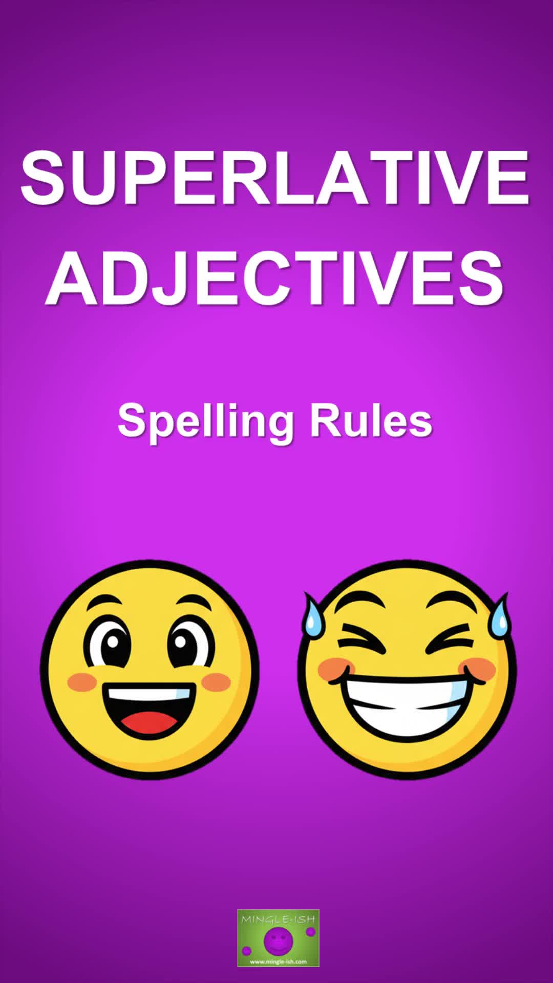 Video thumbnail for Superlative adjectives: Spelling Rules