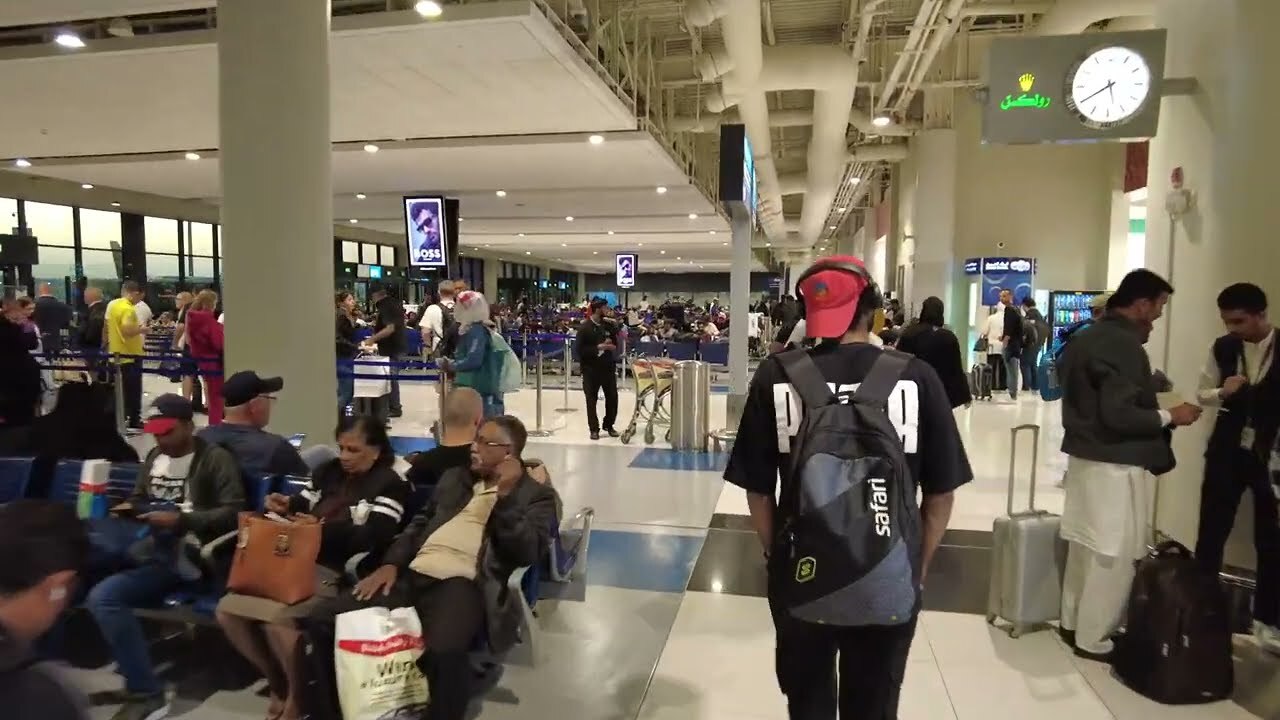 'Video thumbnail for Dubai Airport Departure Terminal 2 DXB'