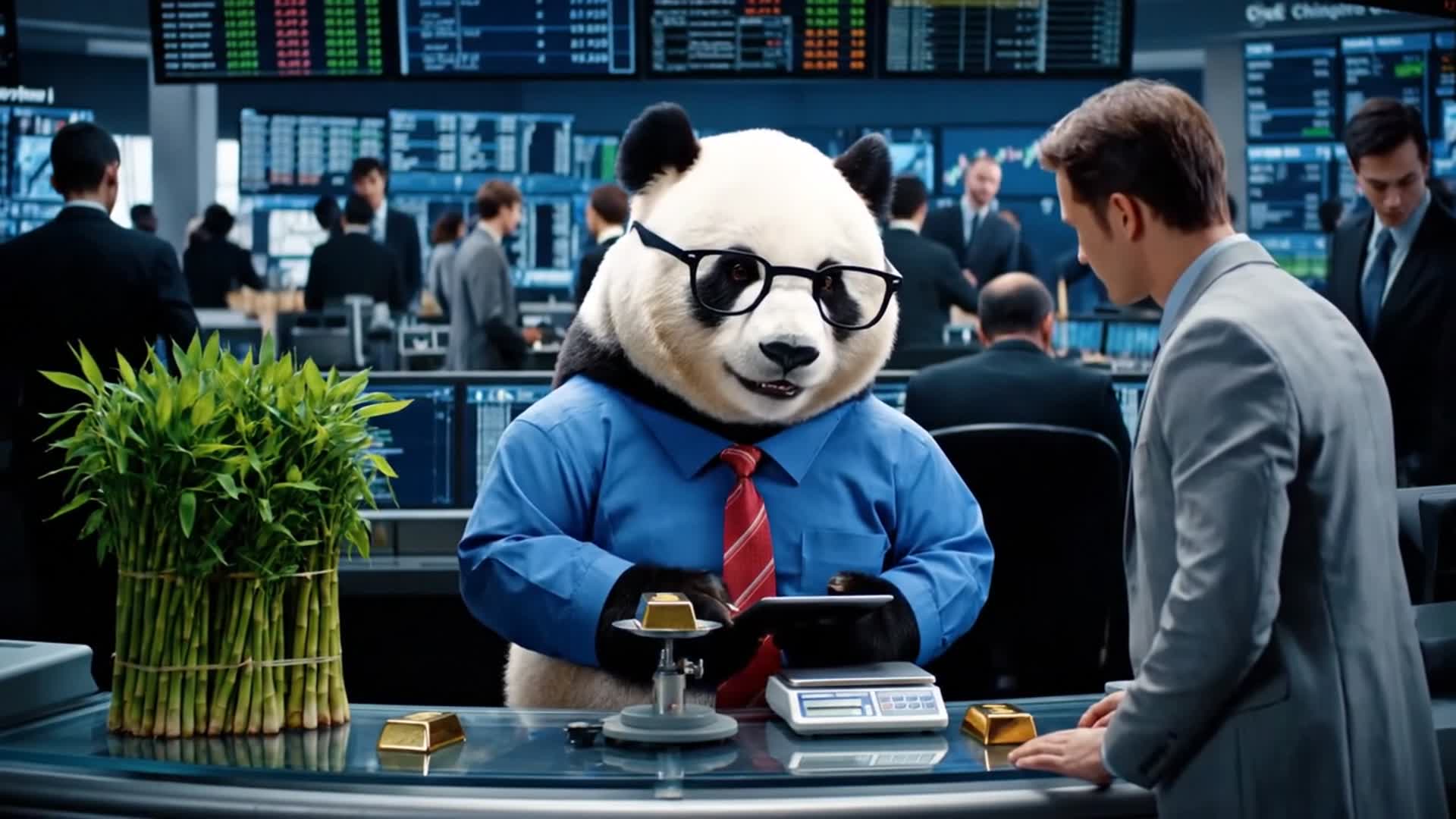 'Video thumbnail for Panda Broker Trades Bamboo for Gold'