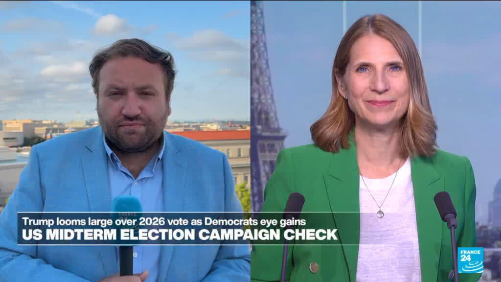 Video thumbnail for Midterm elections: Trump looms large over 2026 vote as Democrats eye gains