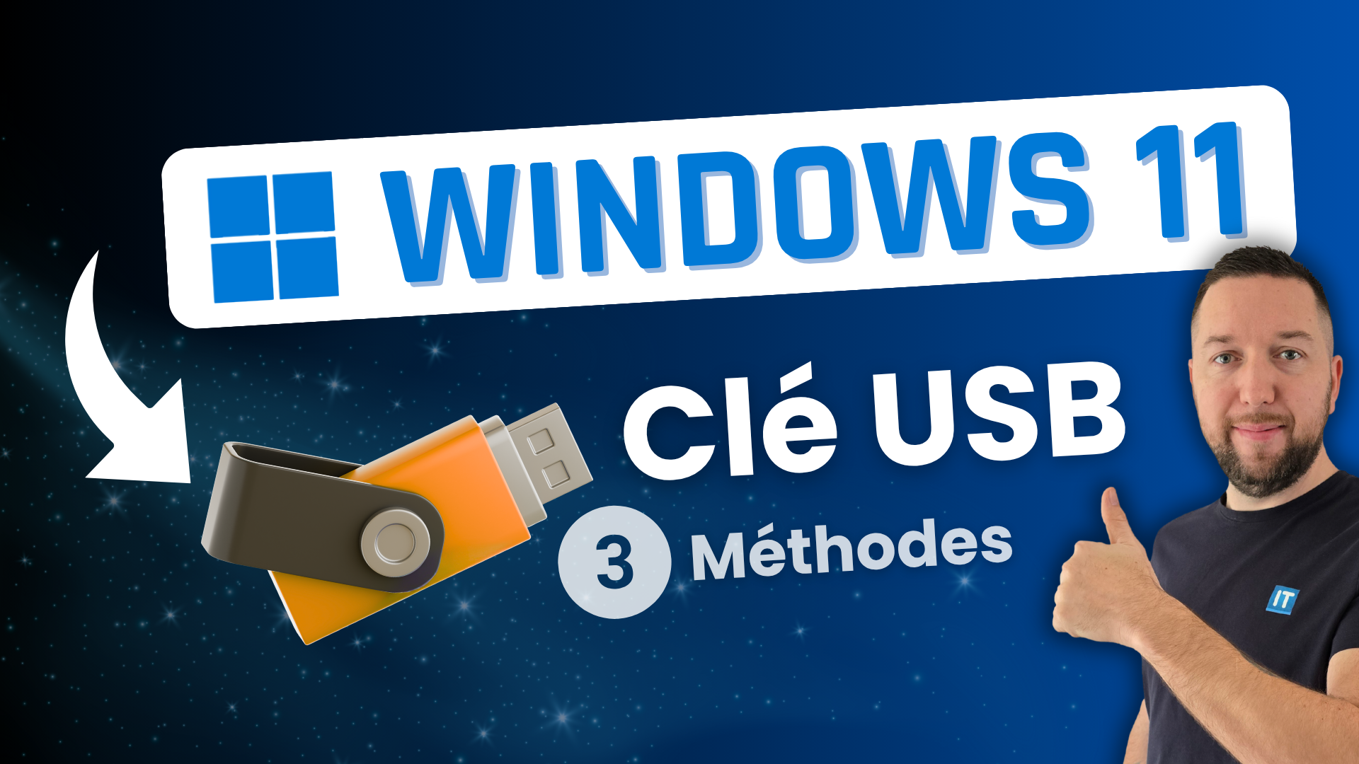 Video thumbnail for Clé USB bootable Windows 11 : méthode simple & méthode pro