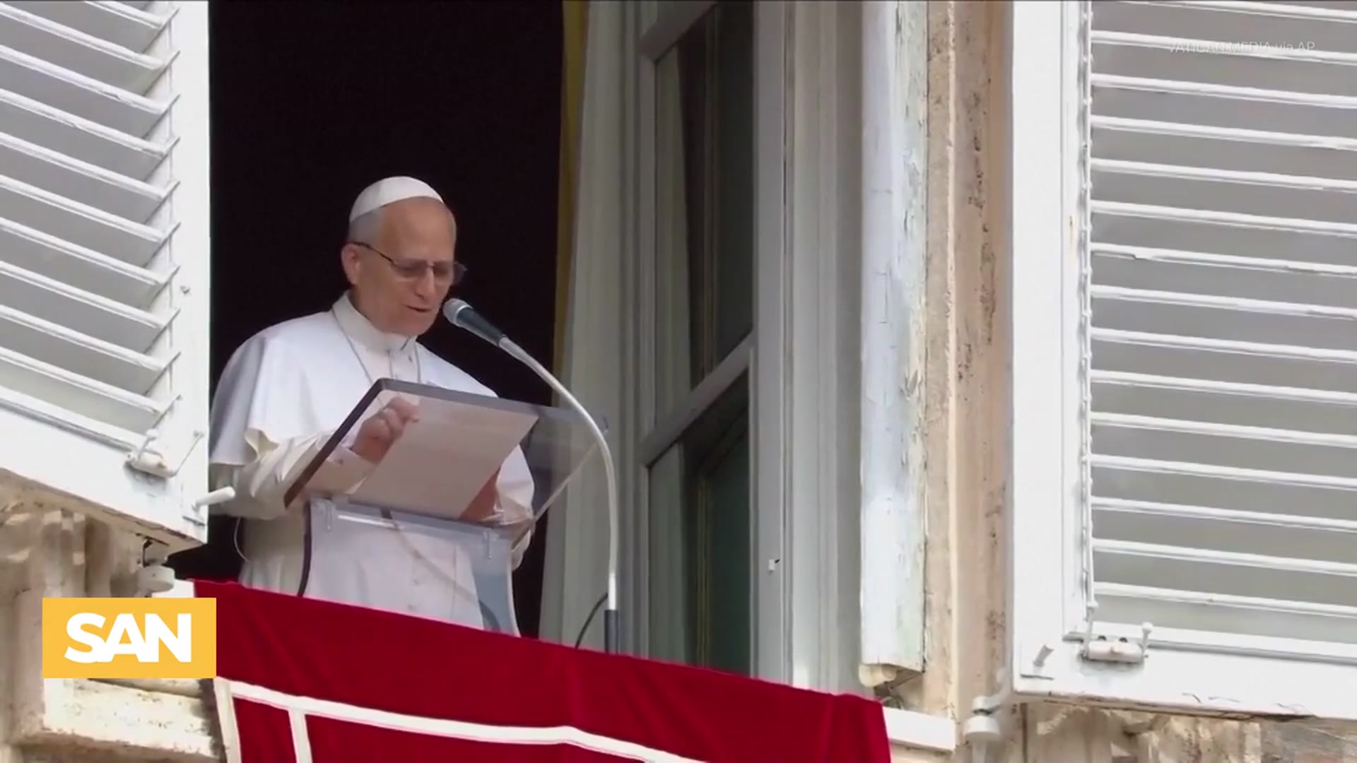 'Video thumbnail for Thousands gather at Vatican to celebrate Pope Leo XIV’s 70th birthday'