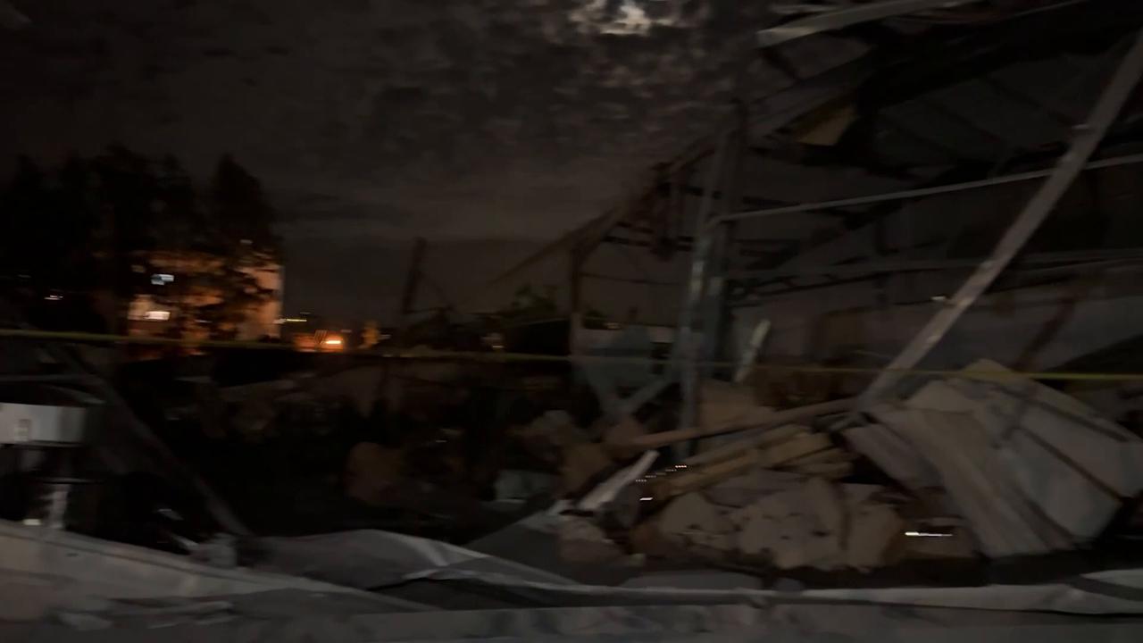 Video thumbnail for Lebanon: Israeli airstrike targets warehouse in Sidon, southern Lebanon.