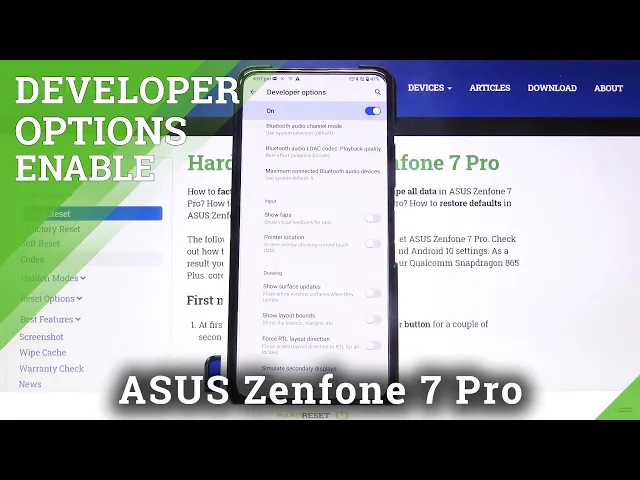 Video thumbnail for How to Enter Developer Options on ASUS ZenFone 7 Pro – Open Developer Mode