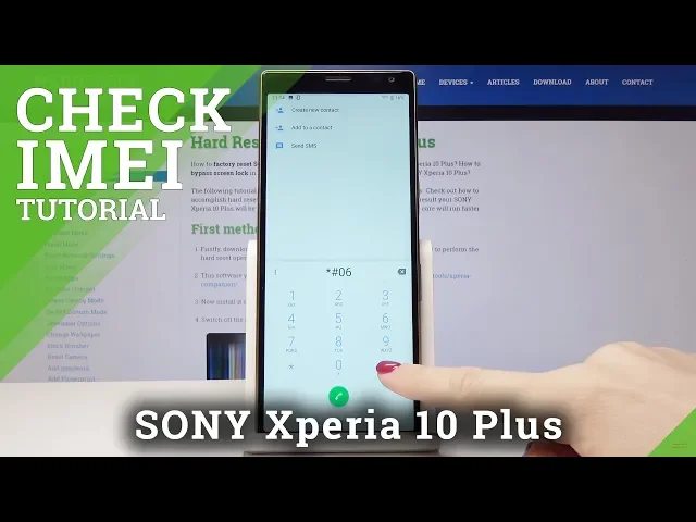 Video thumbnail for How to Check IMEI Number in Sony Xperia 10 Plus - IMEI & Serial Number