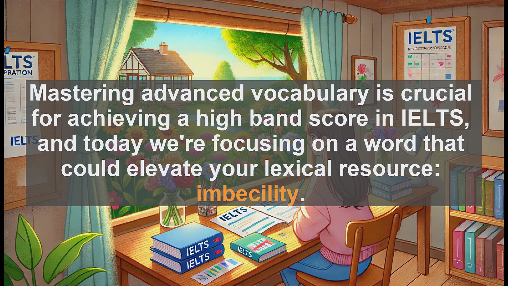'Video thumbnail for 2000 Must Know IELTS 9.0 Vocabulary - IELTS Vocabulary: Understanding and Using 'Imbecility''