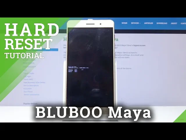 Video thumbnail for HARD RESET BLUBOO Maya – Wipe Data / Bypass Screen Lock
