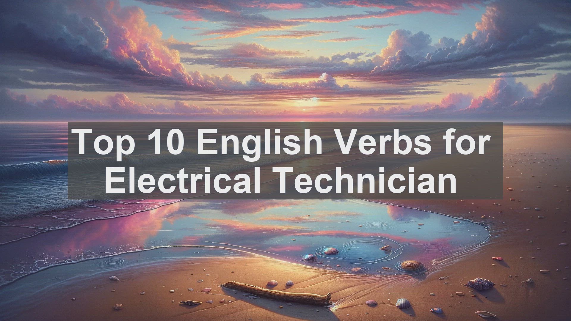 'Video thumbnail for Top 10 English Verbs for Electrical Technician'