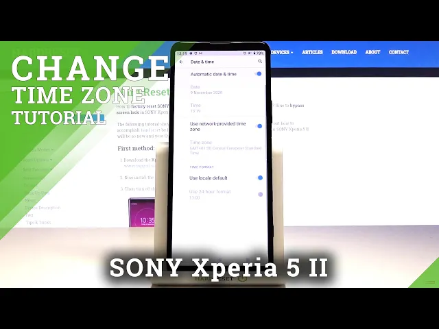 Video thumbnail for How to Set Up Data and Time in SONY Xperia 5 II