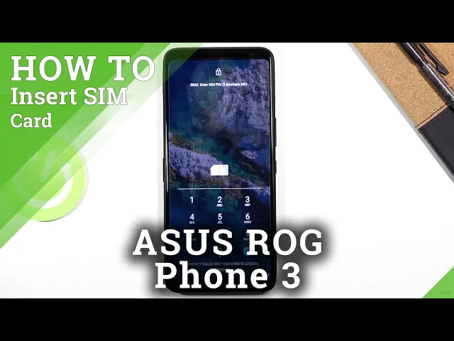 Video thumbnail for How Insert Nano SIM Card in ASUS ROG Phone 3 – SIM Installation