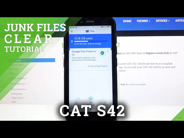 Video thumbnail for How to Clean Storage of Cat S42 - Delete Junk Files
