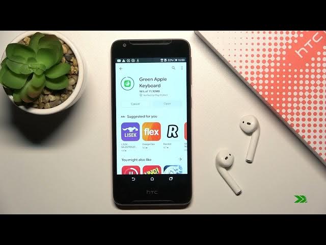 Video thumbnail for How to Install iPhone Keyboard on HTC Desire 628 - Green Apple Keyboard App