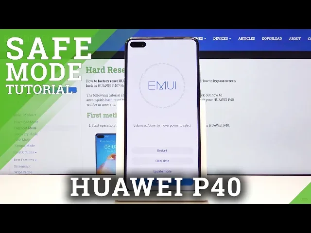 Video thumbnail for Safe Mode HUAWEI P40 - Exit Safe Mode Instructions